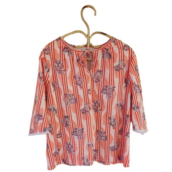 VINTAGE striped floral top - Picture 4 of 8